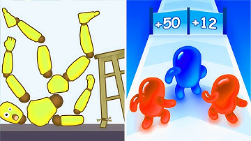 Kick & Break vs Join Blob Clash 3D: Pro Gaming | MAX All LEVEL Android iOS Gameplay Walkthrough FX7P