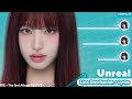 IVE 아이브 Unreal LIZ Solo Line Distribution Lyrics