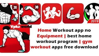 Home Workout app no Equipment | best home workout program |GYM workout Application free download screenshot 5
