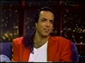 Kiss  gene simmons  paul stanley on the late show  1988