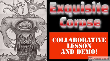 Exquisite Corpse Collaborative Drawing Lesson And Demo
