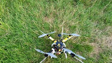 STABILIZE flight mode -  take off, hover, then land