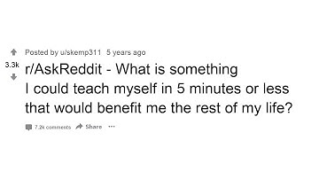 r/Askreddit: Simple, life-changing lifehacks!