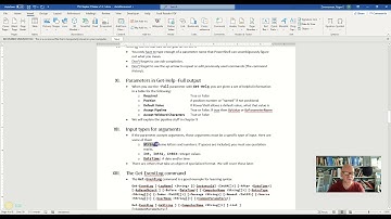 PowerShell: Argument types (Intro to Powershell series video 3-12)