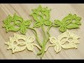 Вязание мотива БУТОН ЦВЕТКА для ирландского кружева  Crochet Irish Lace