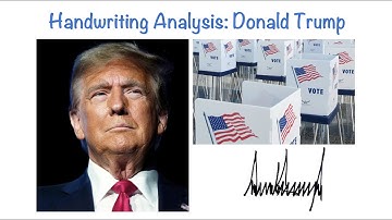 Signature Analysis: Psychology of President Donald Trump #TrumpSignatureReal #TrumpPersonality