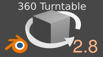 Blender 2.8: 360 Turntable Animation