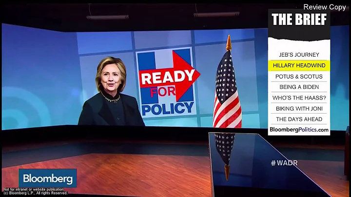 Bloombergs Halperin: Clinton Re-Announcement Comes...