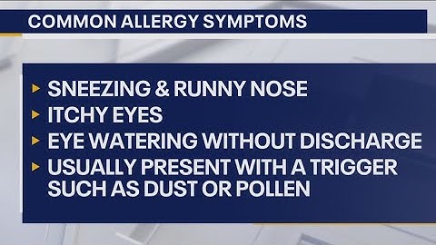 Allergies, common cold or flu? How to tell the difference