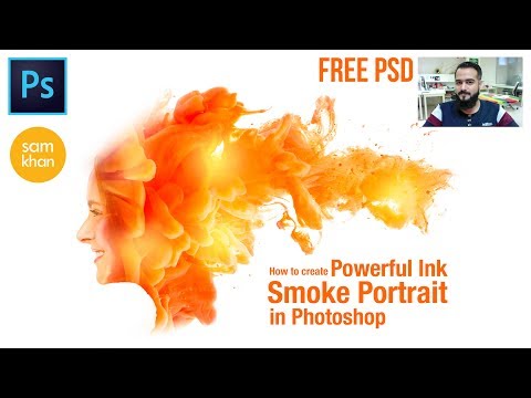 Photoshop tutorials | How to create Orange Powerful Ink Smoke In Photoshop by samkhancreative Photoshop tutorials | How to create Orange Powerful Ink Smoke In Photoshop by samkhancreative