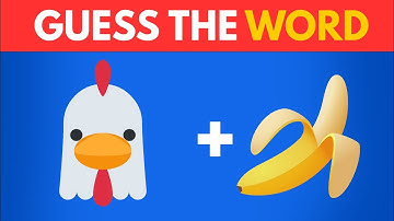 Guess the Word Quiz | Emoji Challenge 50 Questions | Test Your Brain | Quiz Fries