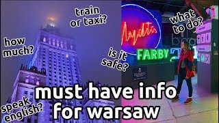 ultimate warsaw guide | practical tips you must know before visiting poland's capital