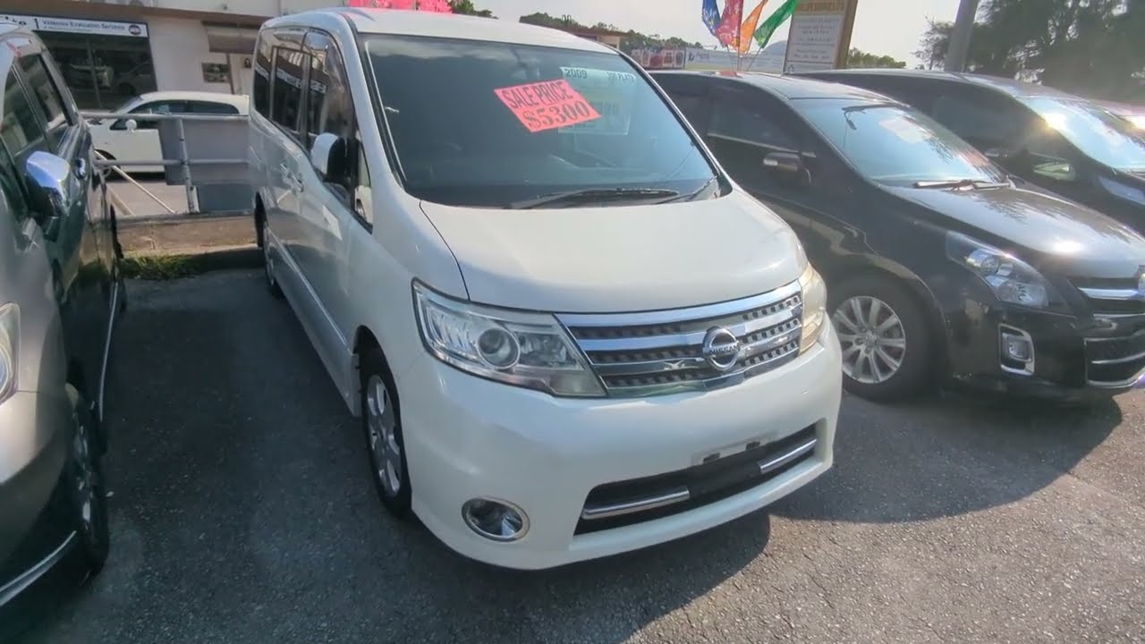 Johnny's Used Cars Okinawa - 2009 Nissan Serena (CC25) - YouTube