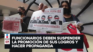 Hay veda electoral en México por consulta popular contra expresidentes