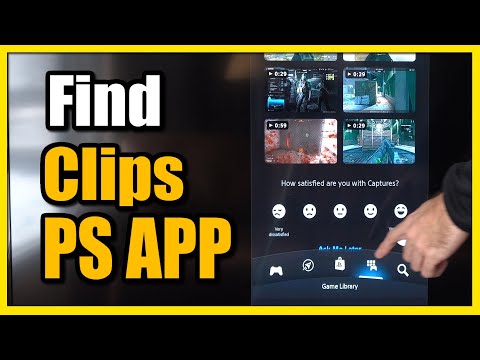 How To Find Video Clip Captures On Ps App On Phone x Ps5 Settings