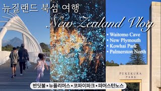 뉴질랜드 여행 브이로그 • 북섬 • 반딧불 와이토모 동굴 • 파머스턴노스 • 뉴플리머스 • 코파이파크 | Things to do in New Zealand North Island