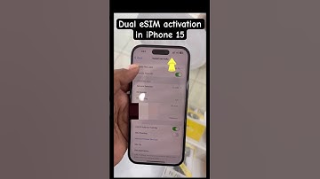 iPhone 15 dual Esim activation successfully || eSIM activation || #esim #new #update #iphone15