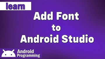 Add Fonts in Android - learn two ways to add fonts in android studio