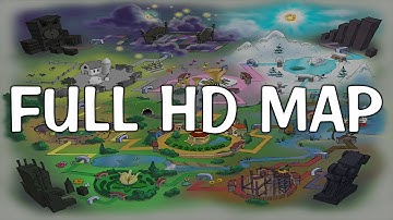 The Full HD Original Toontown Map