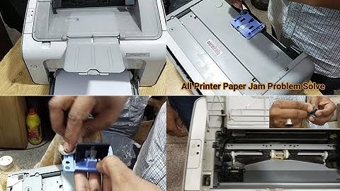 How to Fix a Printer Paper Jam || Or Paper Pickup Problem Solve HP Laserjet P1102 P1105 P1505 P1020