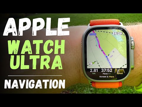 Apple Watch Ultra offline Navigation mit WorkOutDoors deutsch