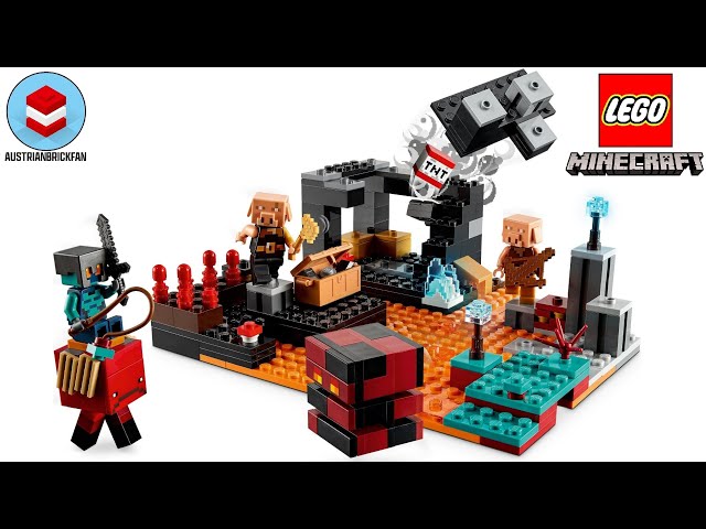 LEGO Minecraft 21185 The Nether Bastion Speed Build 