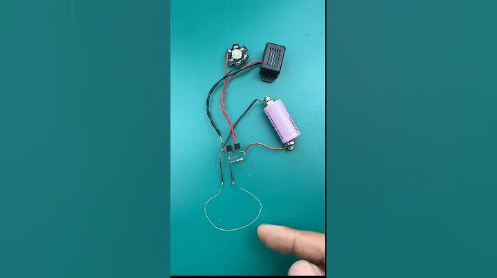 Wire break alarm circuit  #electronics #technical sharing #electrical #diy #experiment