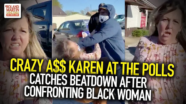 Crazy A$$ Karen At The Polls Catches Beatdown Afte...
