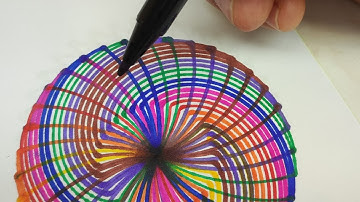 SATISFYING GEOMETRIC SHAPES SIMPLE SPIROGRAPH DESIGN#SHORTS #TRENDING