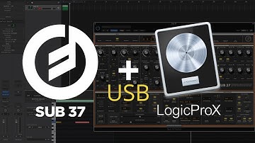 Setting Up The Moog  Sub 37 In Logic Pro  X Using USB