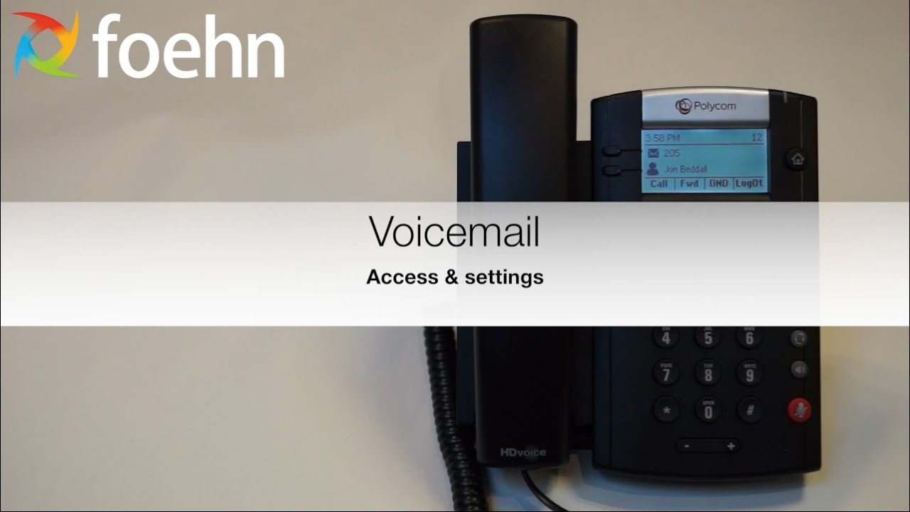 Polycom 201 Voicemail
