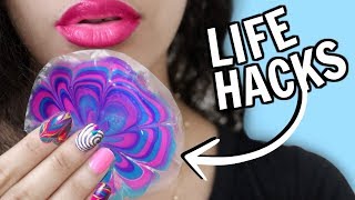DIY Nail Art Life Hacks! 9 DIY Nail Tutorial Life Hacks for Girls!