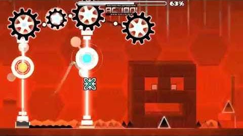 Geometry Dash Level 17 - Blast Processing 100% (3 coins)