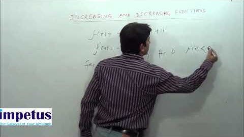 increasing and decreasing functions part  3