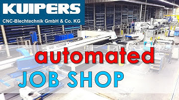 Nesting Software - ERP controlled - automated Trumpf sheet metal job shop by WiCAM