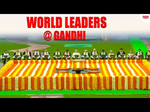 G20 Summit India 2023 | World Leaders Tributing To Mahatma Gandhi | Modi | Joe Biden | US | UK