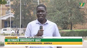 Agacencwire: Aba Ndejje University beetebeekanisiize Ultimate University Quiz - Kampala