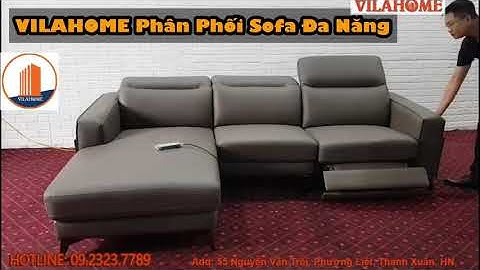 XƯỞNG SẢN XUẤT GHẾ SOFA ĐA NĂNG CAO CẤP THEO YÊU CẦU CỦA KHÁCH HÀNG - MẪU SOFA GÓC DA THÔNG MINH