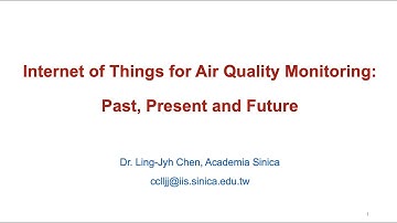 Internet of Things for Air Quality Monitoring: Past, Present and Future
