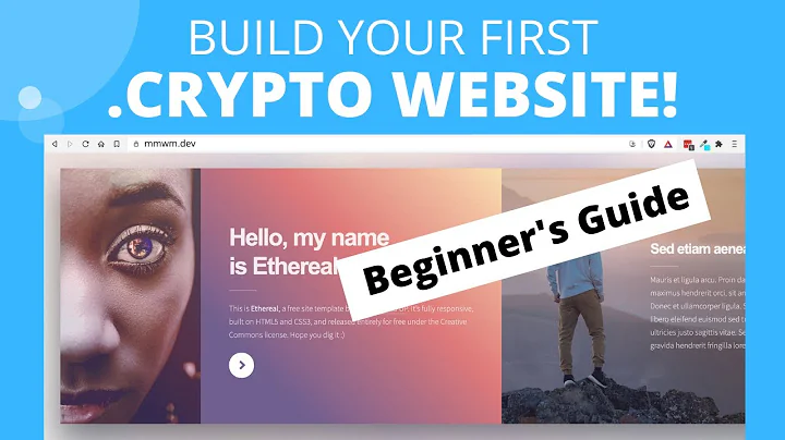 Build a Crypto Website Using Unstoppable Domains (in less than 20 min) - Part 1 of 2