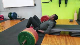 Barbell Hip Thrust with 2 second pause