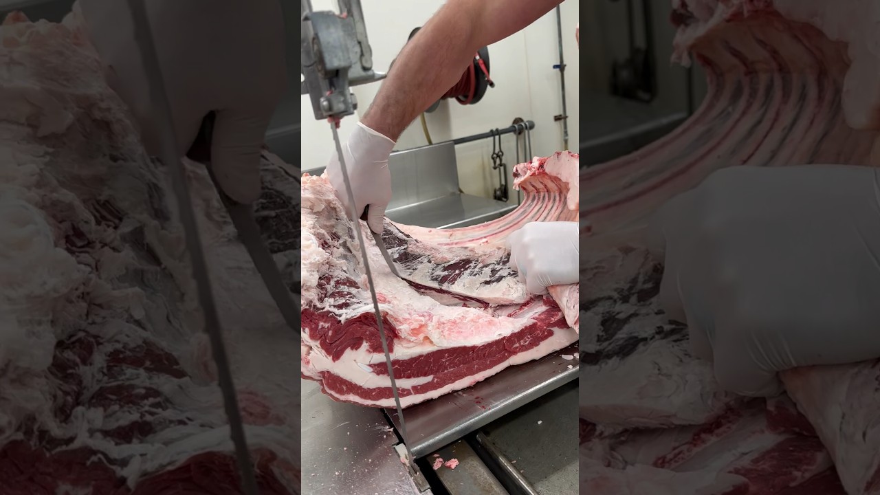 Difference between the Outside Skirt vs Inside Skirt of Beef .🔪 PART 1 
