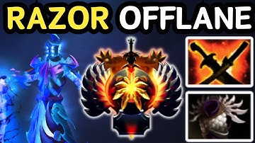 🔥 RAZOR OFFLANE — NO ESCAPE FROM STATIC LINK 💀 | DOTA 2 🔥