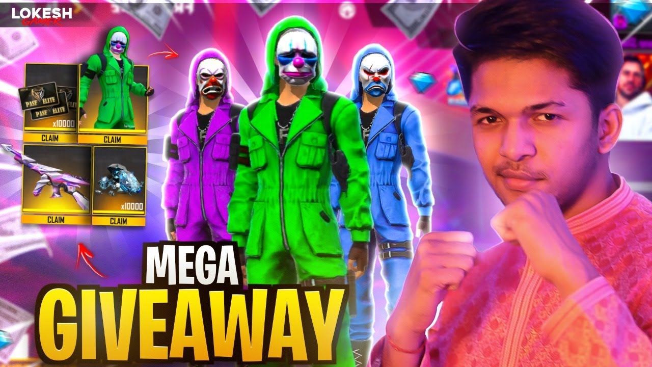 12 Million Special ThompsonSkin And Green Criminal Bundle Giveaway Garena Free Fire