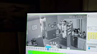 One inside the kitchen