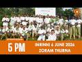 DD News Mizoram Zoram Thlirna | 6 June 2026 | 5:00 PM