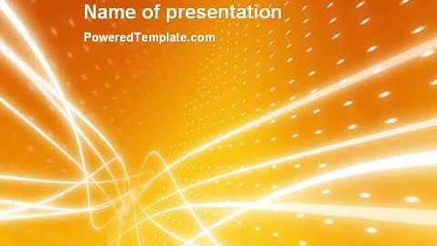 Lights PowerPoint Template by PoweredTemplate.com