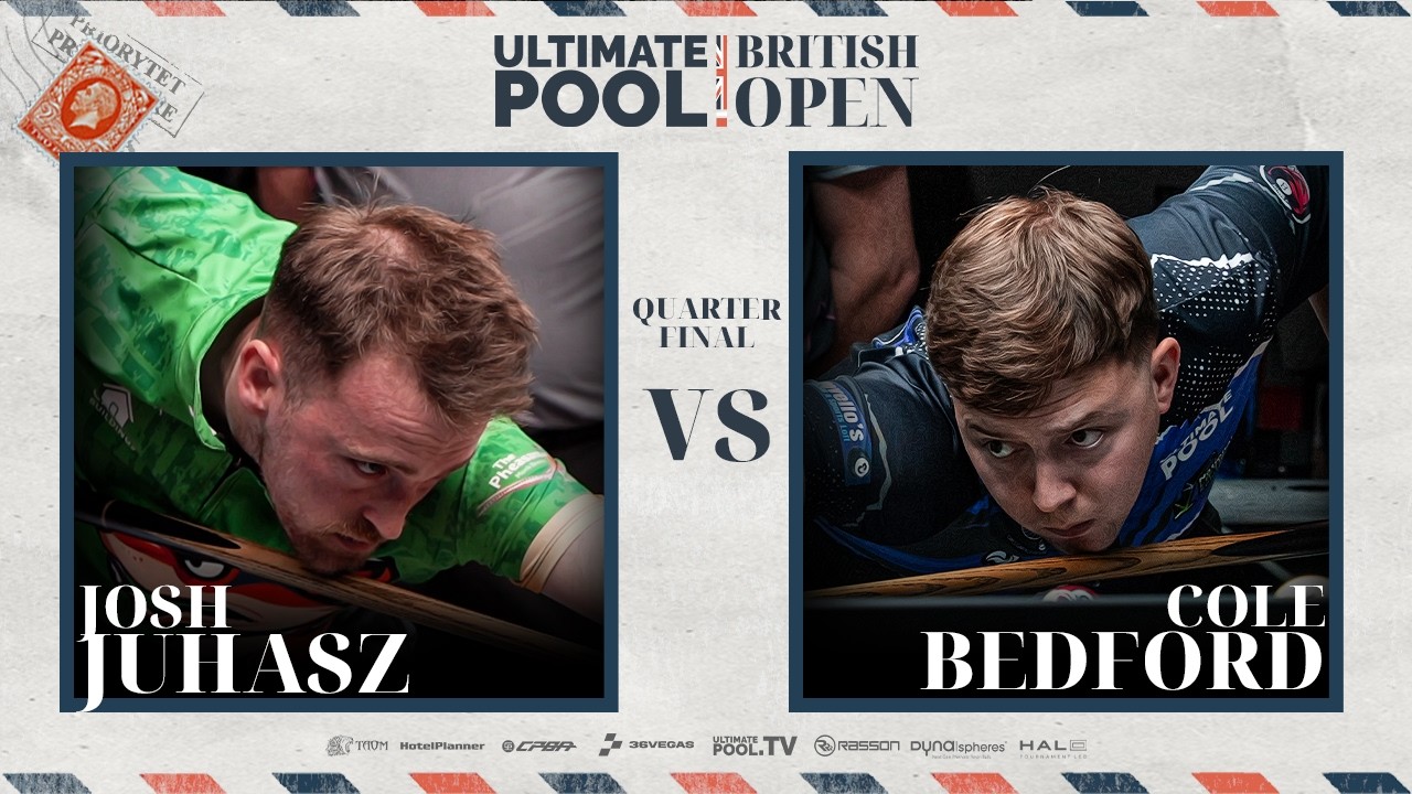 CuePoint billiards news cover image for Cole Bedford Advances to Semifinals at UP British Open 2026