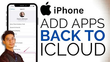 How to Add Apps to iCloud Storage