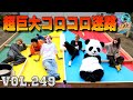 超巨大コロコロ迷路作ってテオくんホームと対決！！！